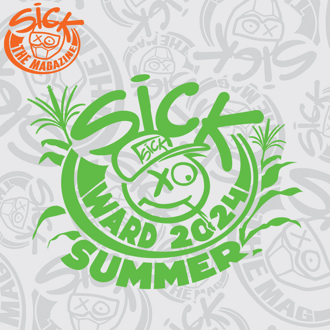 Sick Summer Sick Ward 2024 Die Cut Sticker Sick The Mag