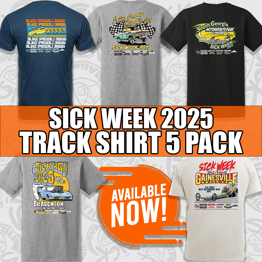 Sick Week 2025 Track Shirt 5 Pack