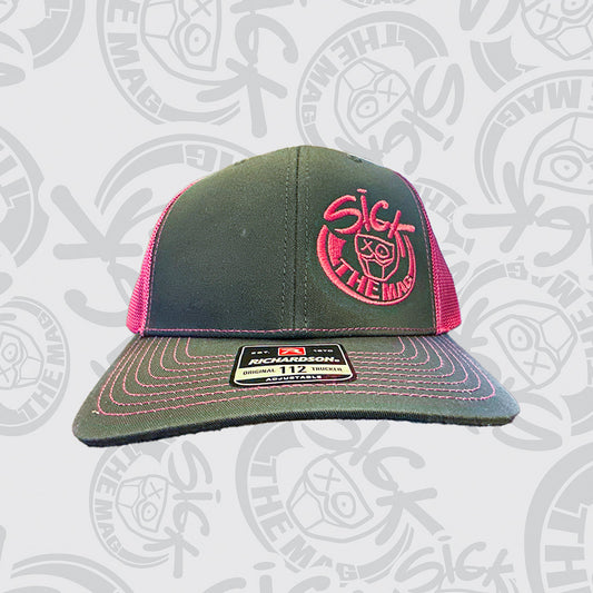 STM Gray & Pink Snapback