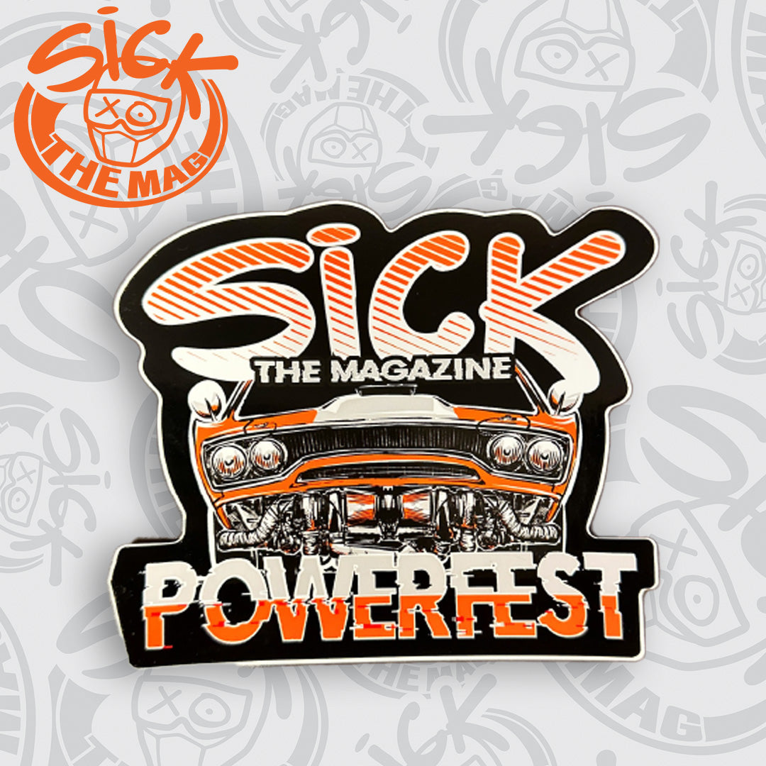 Sick Powerfest 2024 Sticker