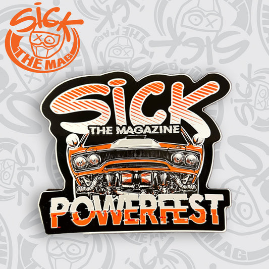 Sick Powerfest 2024 Sticker