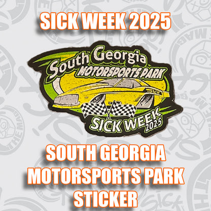 Sick Week 2025 Track Stickers