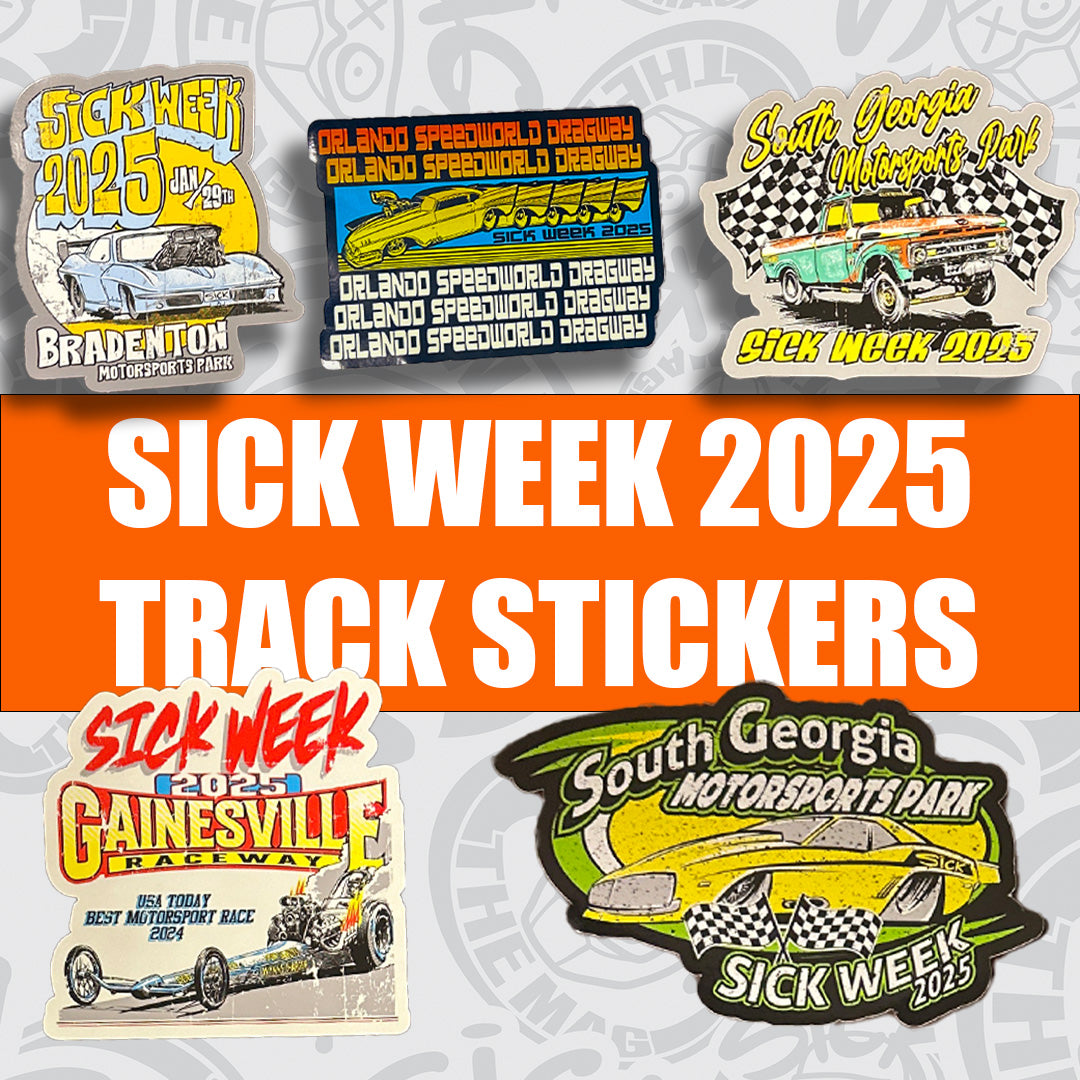 Sick Week 2025 Track Stickers